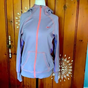 Nike Therma-Fit zippered hoodie.